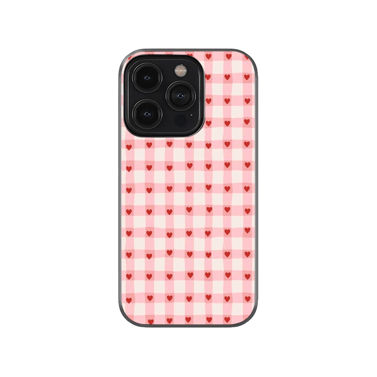 Cherry Heart Grid Case