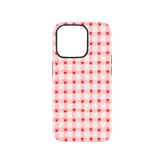 Cherry Heart Grid Case