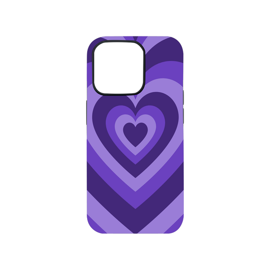 Purple Heart Patterned Case